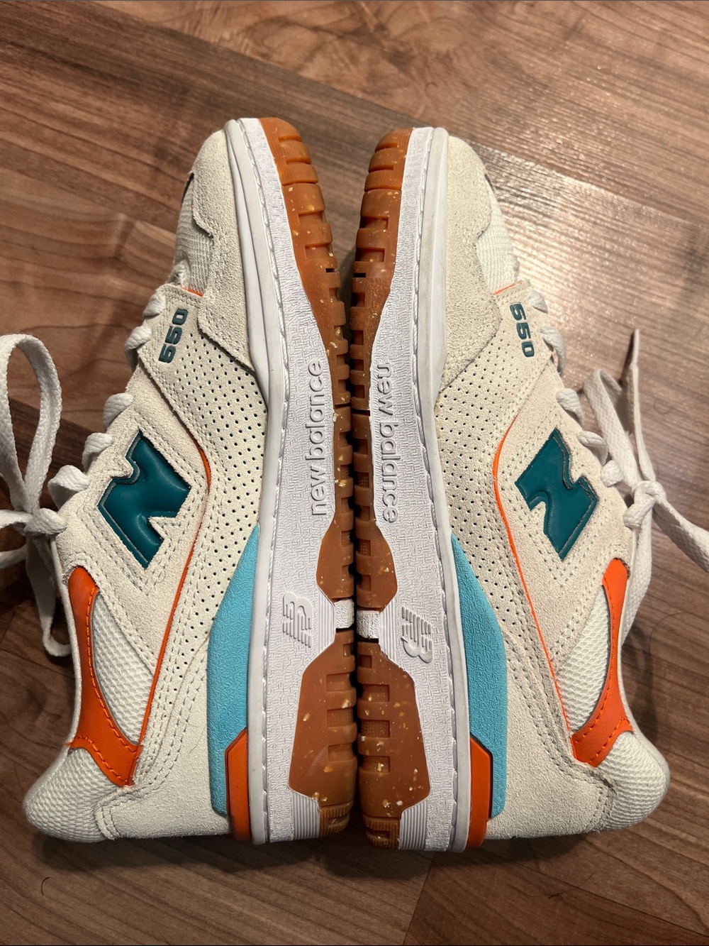 New Balance 550 Sea Salt Verdigris Women’s size 7.5 Just tried on - Picture 5 of 9